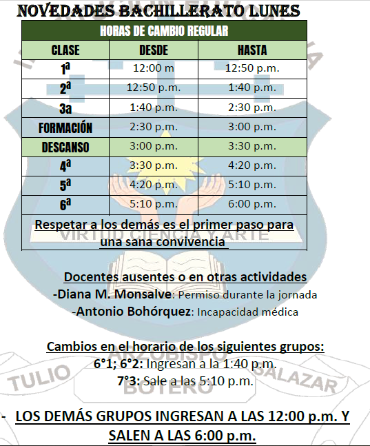 HORARIO